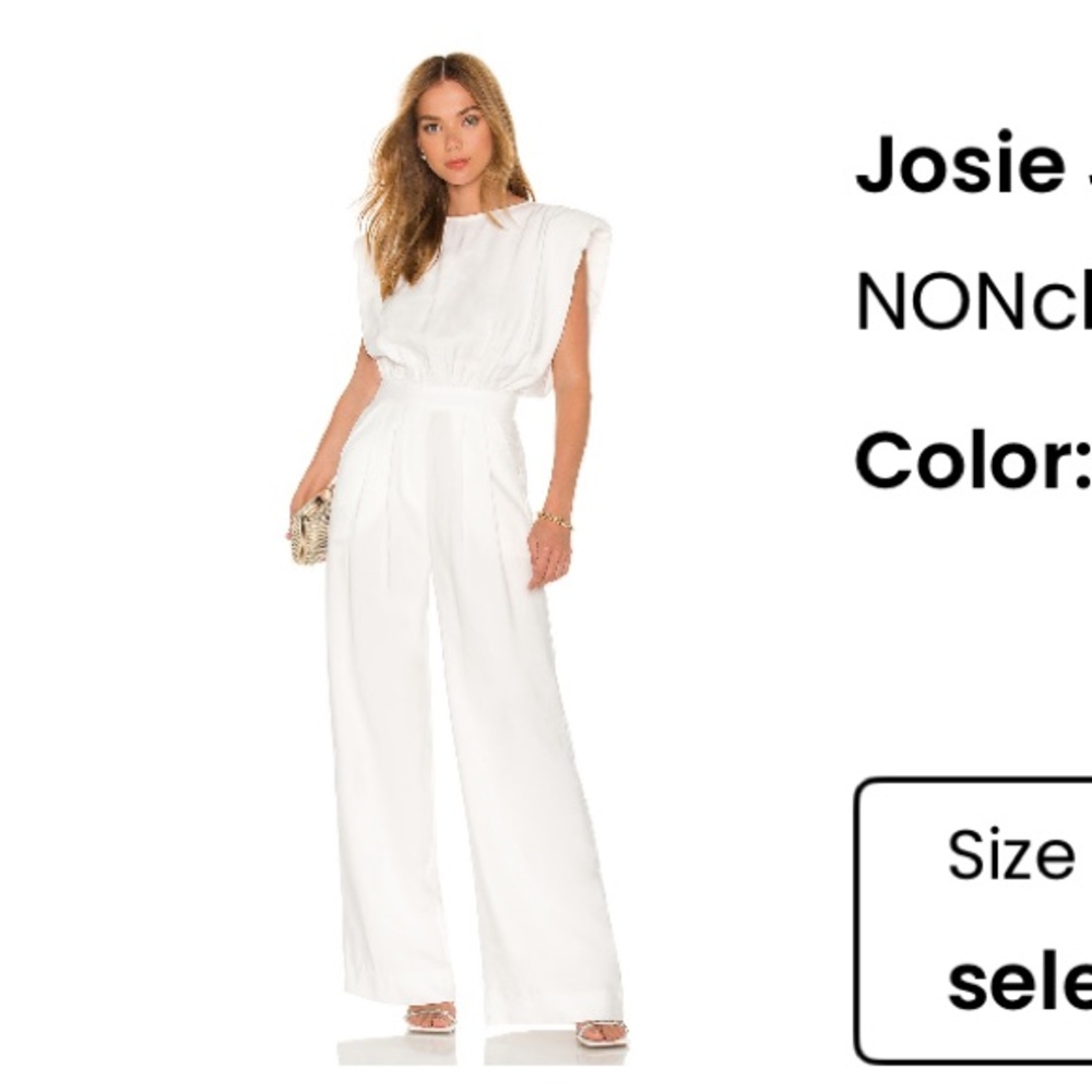 NONchalant Elegant White Jumpsuit